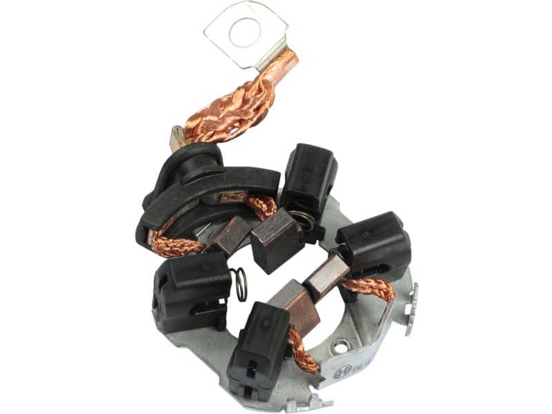 Starter motor brush holder