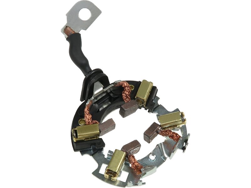 Starter motor brush holder