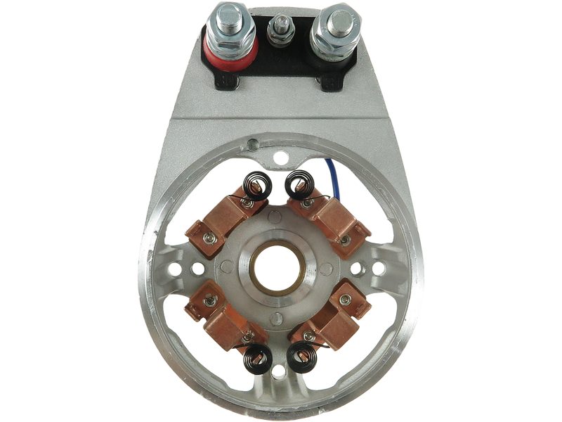 Starter motor commutator-side bracket
