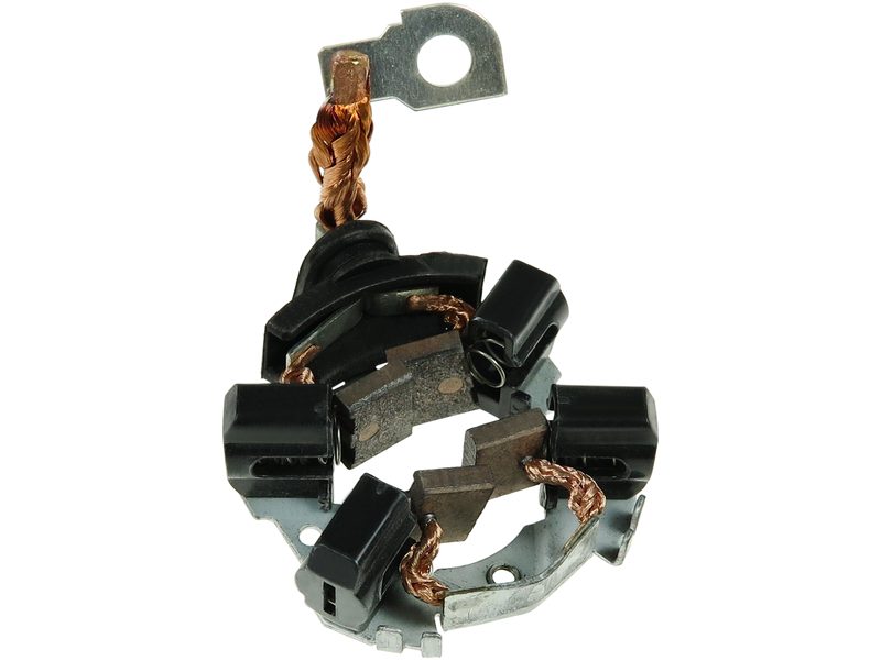 Starter motor brush holder