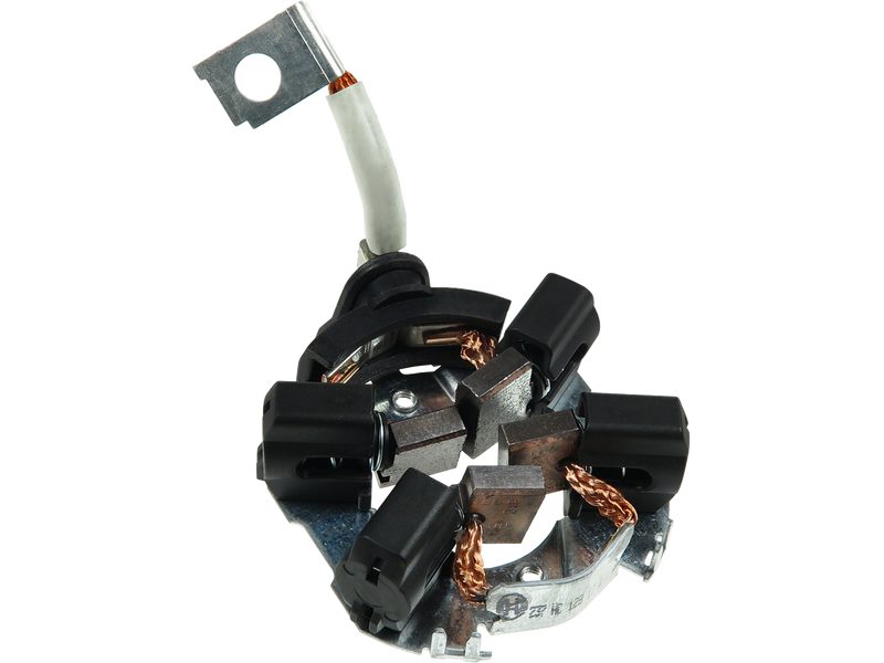 Starter motor brush holder