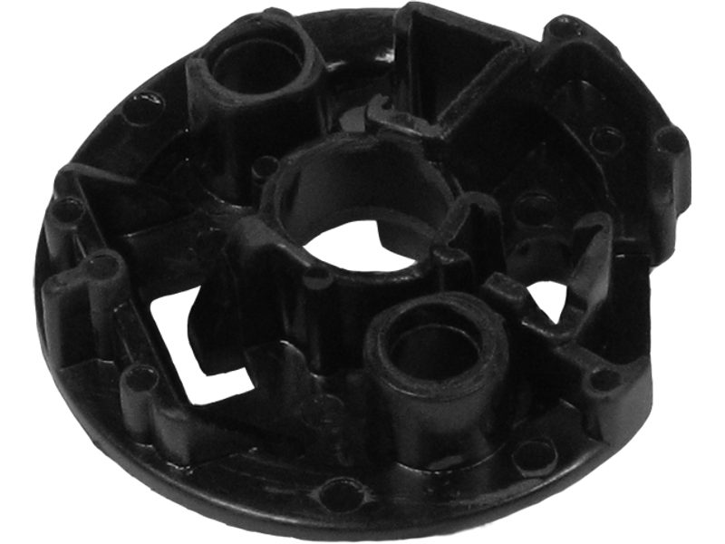 Starter motor brush holder