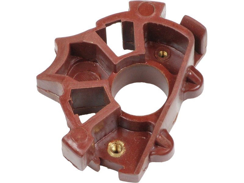 Starter motor brush holder