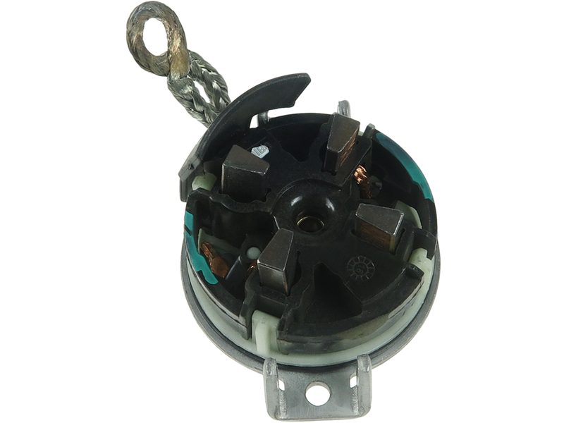 Starter motor commutator-side bracket