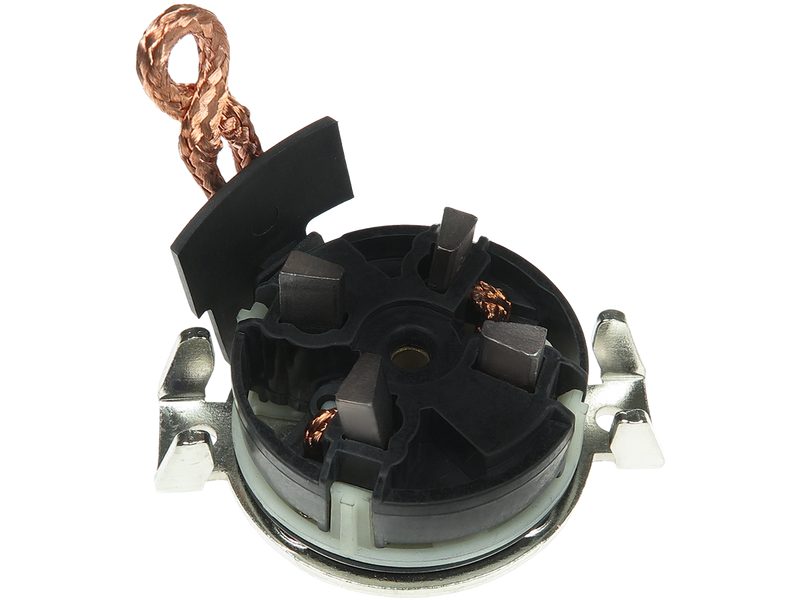 Starter motor commutator-side bracket