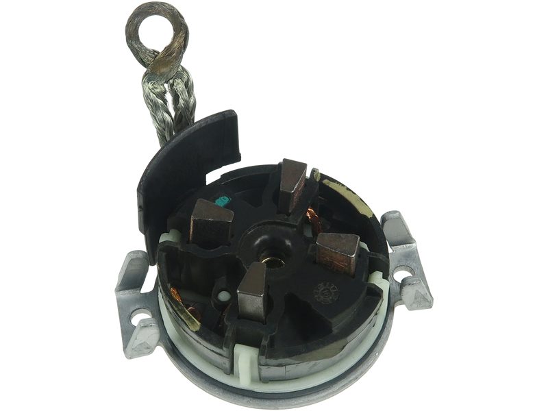Starter motor commutator-side bracket
