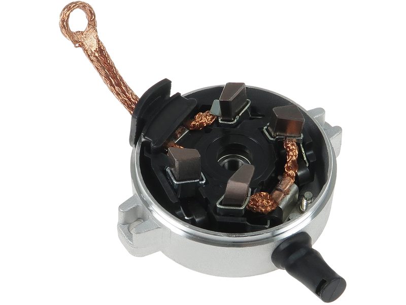 Starter motor commutator-side bracket