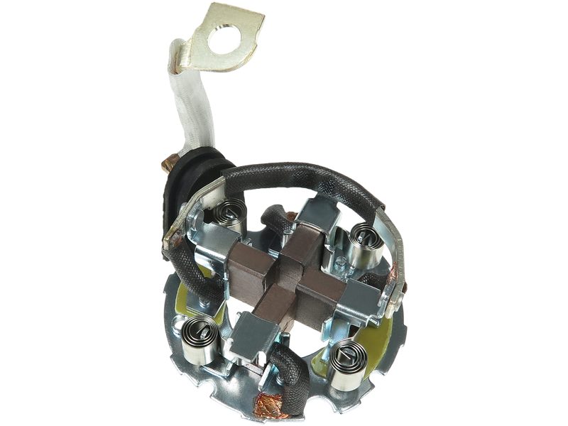Starter motor brush holder
