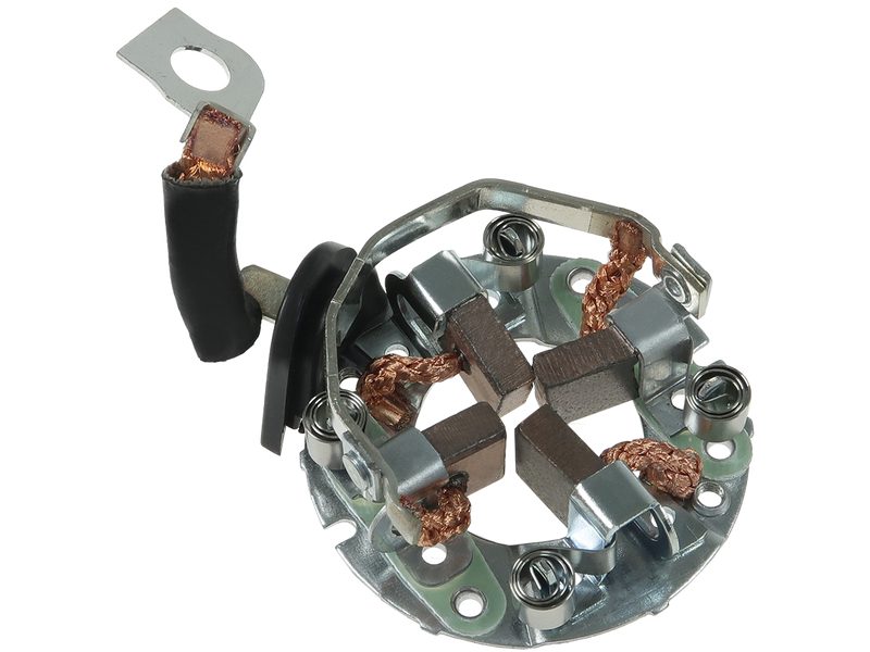 Starter motor brush holder