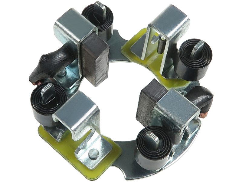 Starter motor brush holder
