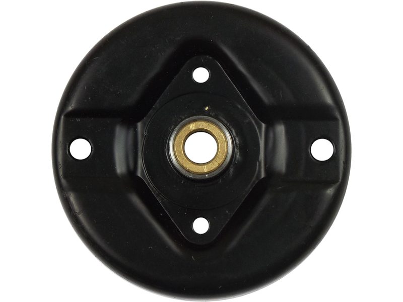Starter motor commutator-side bracket