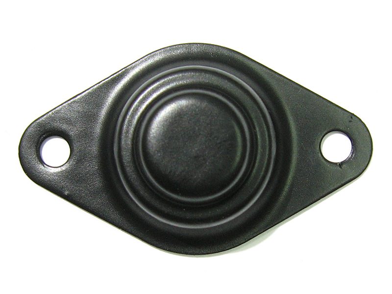 Starter motor commutator-side rear support