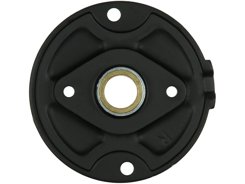 Starter motor commutator-side bracket