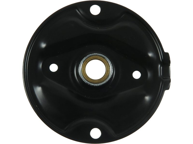 Starter motor commutator-side bracket