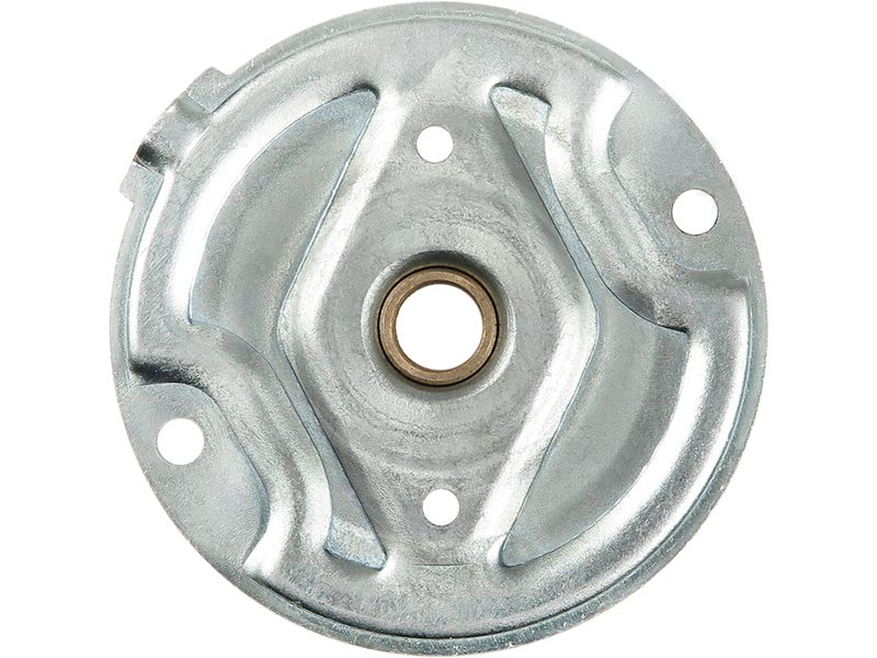 Starter motor commutator-side bracket