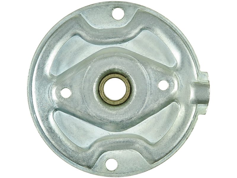 Starter motor commutator-side bracket