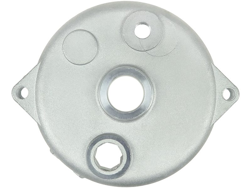 Starter motor commutator-side bracket