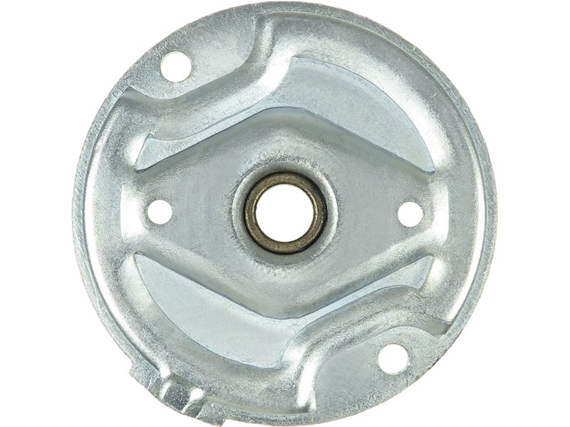 Starter motor commutator-side bracket