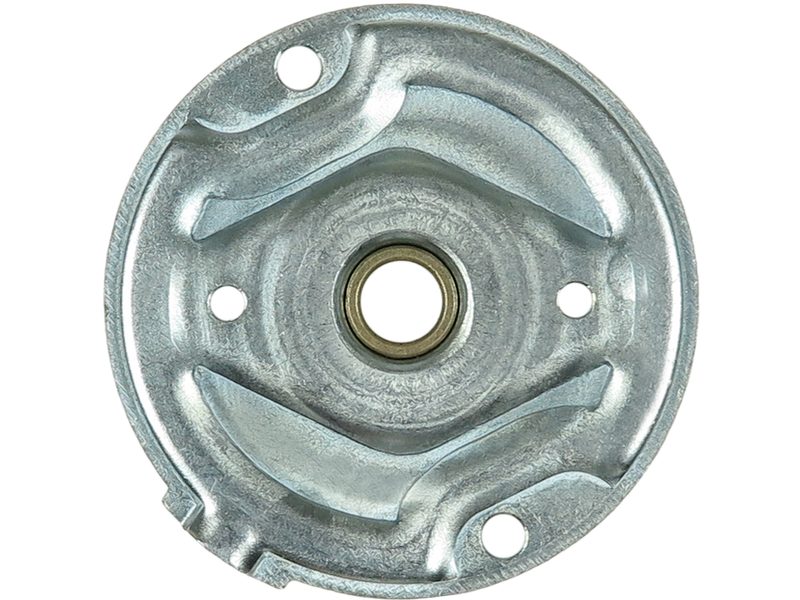 Starter motor commutator-side bracket