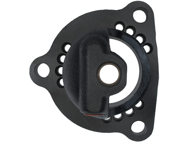 Starter motor brush holder ring