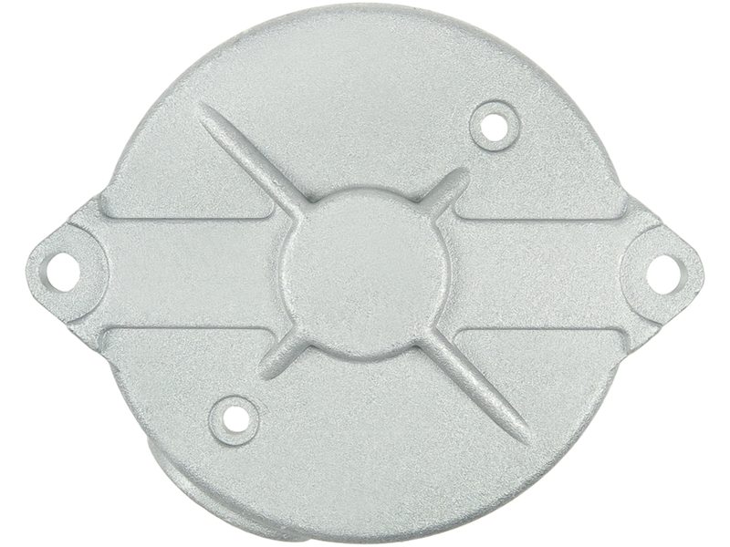 Starter motor commutator-side bracket