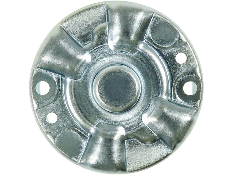 Starter motor commutator-side bracket