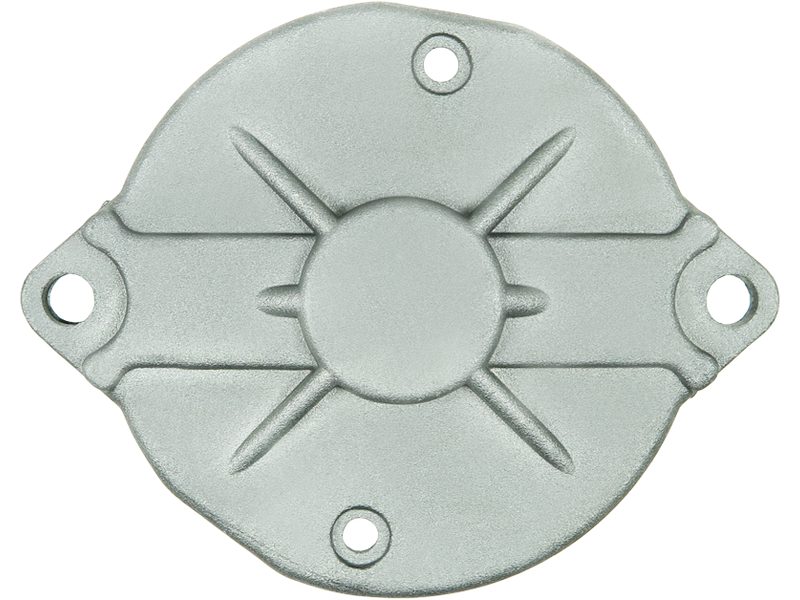 Starter motor commutator-side bracket