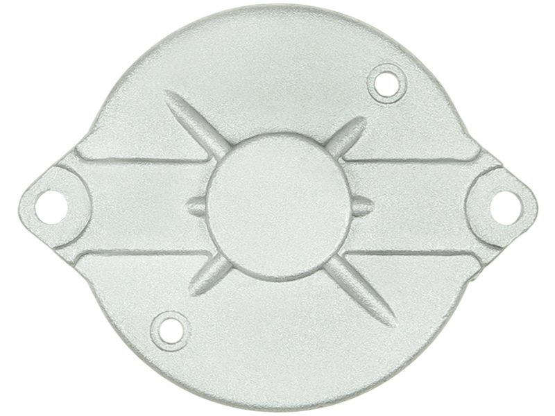 Starter motor commutator-side bracket