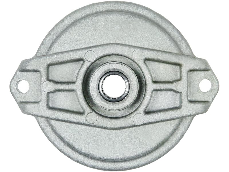 Starter motor commutator-side bracket