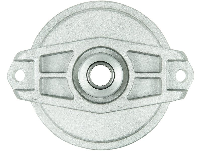 Starter motor commutator-side bracket