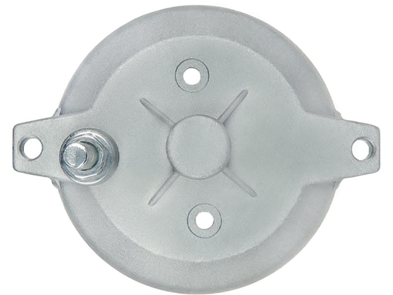 Starter motor commutator-side bracket