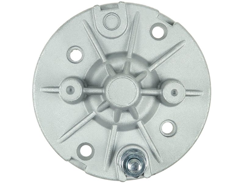 Starter motor commutator-side bracket