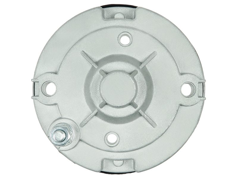 Starter motor commutator-side bracket