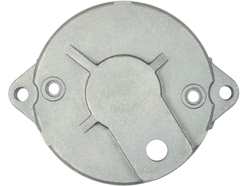 Starter motor commutator-side bracket