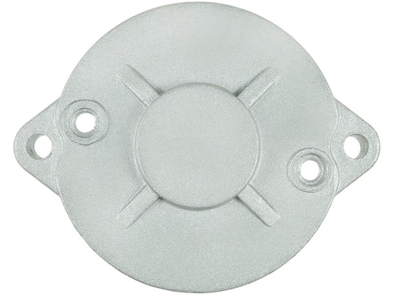 Starter motor commutator-side bracket