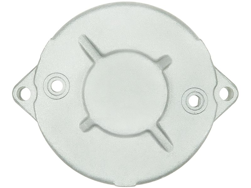 Starter motor commutator-side bracket
