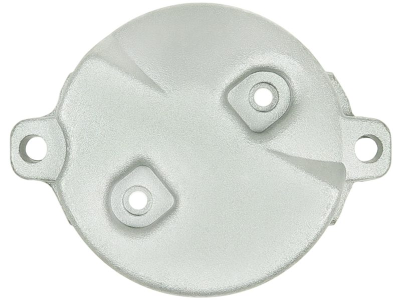 Starter motor commutator-side bracket