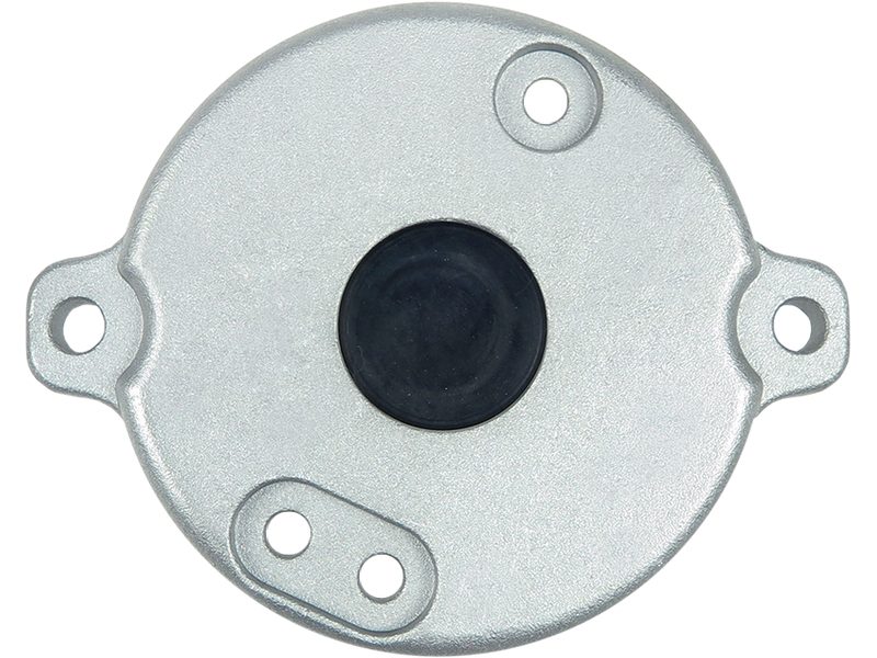Starter motor commutator-side bracket