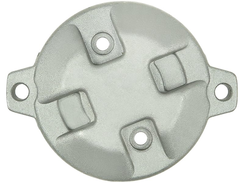 Starter motor commutator-side bracket