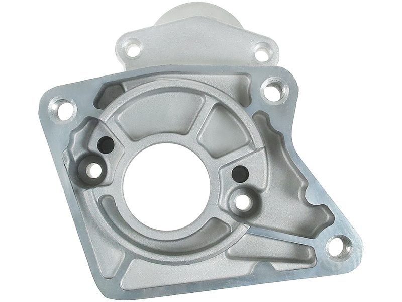 Starter motor brush holder ring