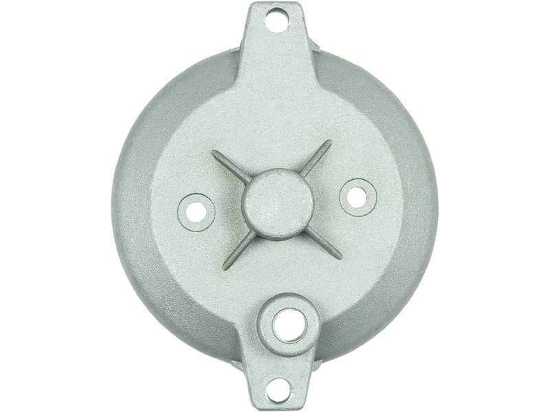 Starter motor commutator-side bracket