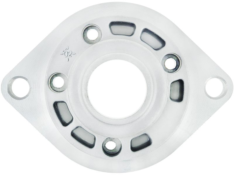 Starter motor brush holder ring
