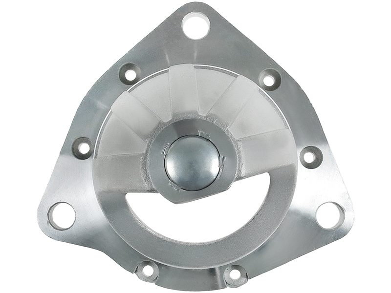 Starter motor brush holder ring