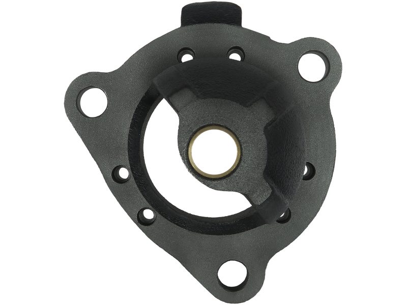 Starter motor brush holder ring