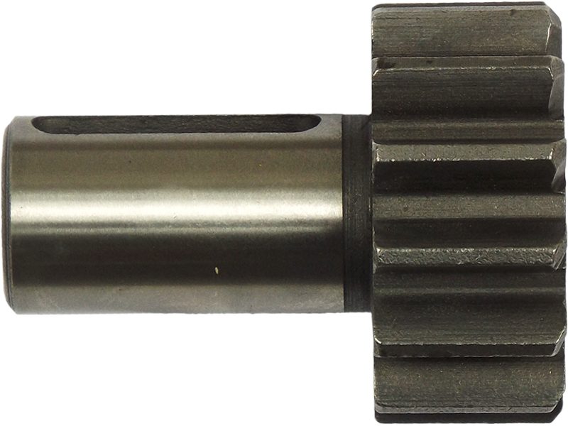 Starter motor pinion