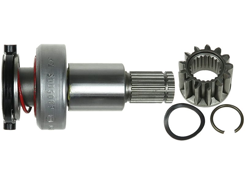 Starter motor pinion
