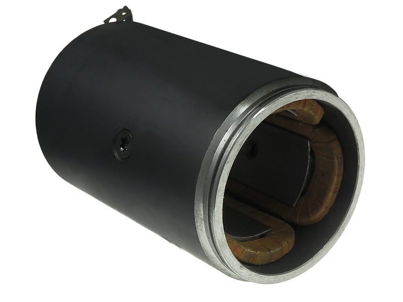 Starter motor housing with field winding