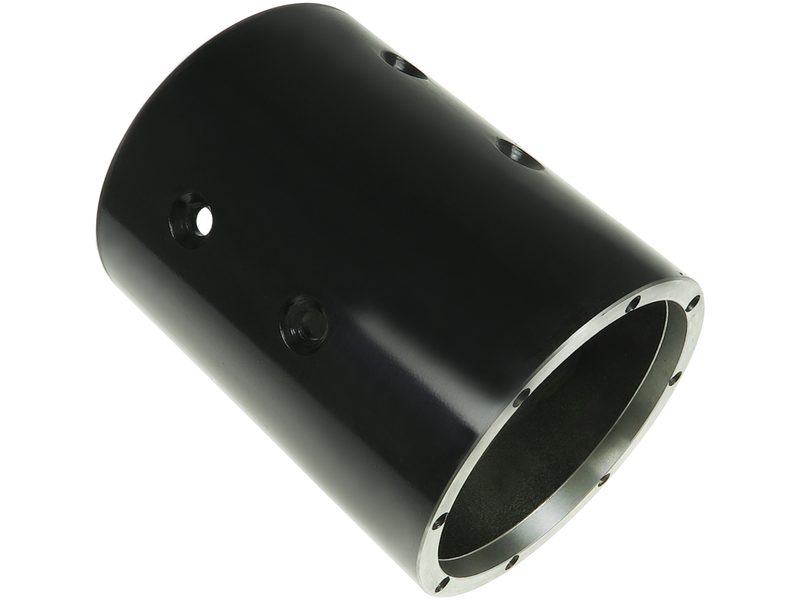 Starter motor housing with field winding