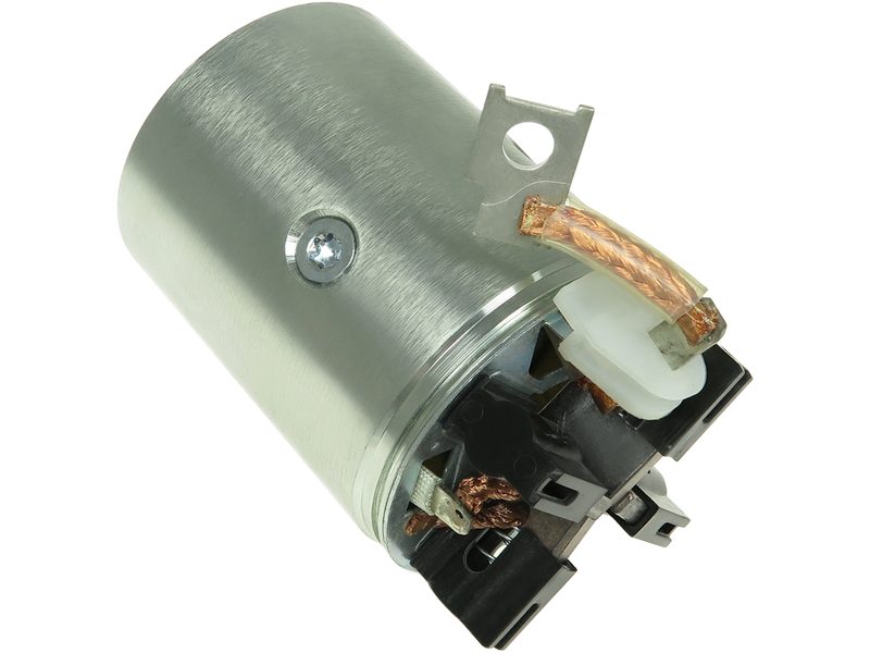 Starter motor brush holder