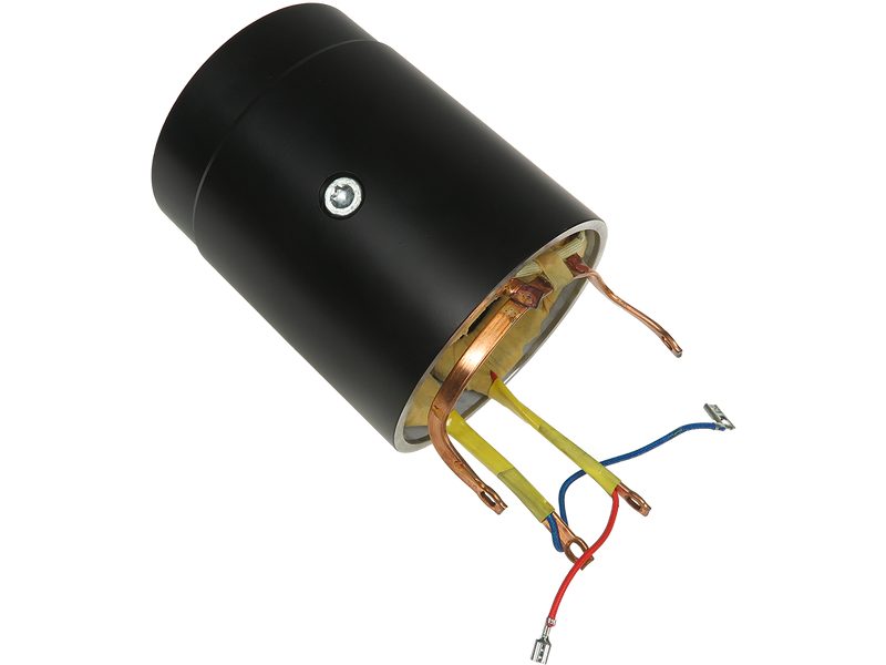 Starter motor housing with field winding